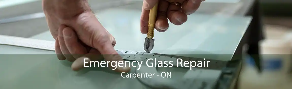Emergency Glass Repair Carpenter - ON