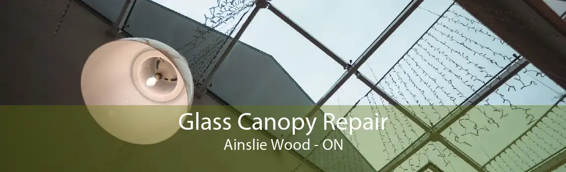 Glass Canopy Repair Ainslie Wood - ON