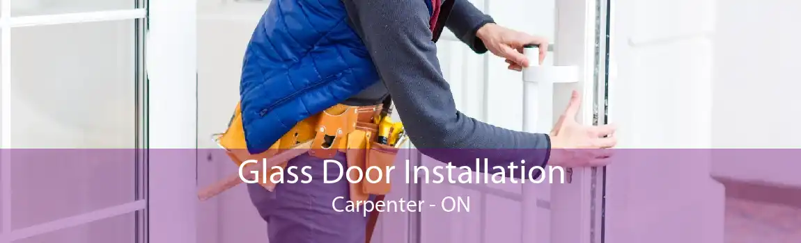 Glass Door Installation Carpenter - ON