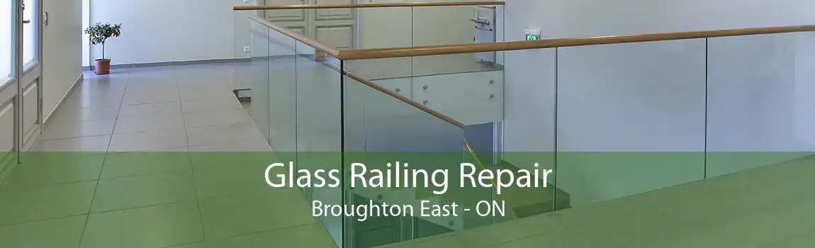 Glass Railing Repair Broughton East - ON