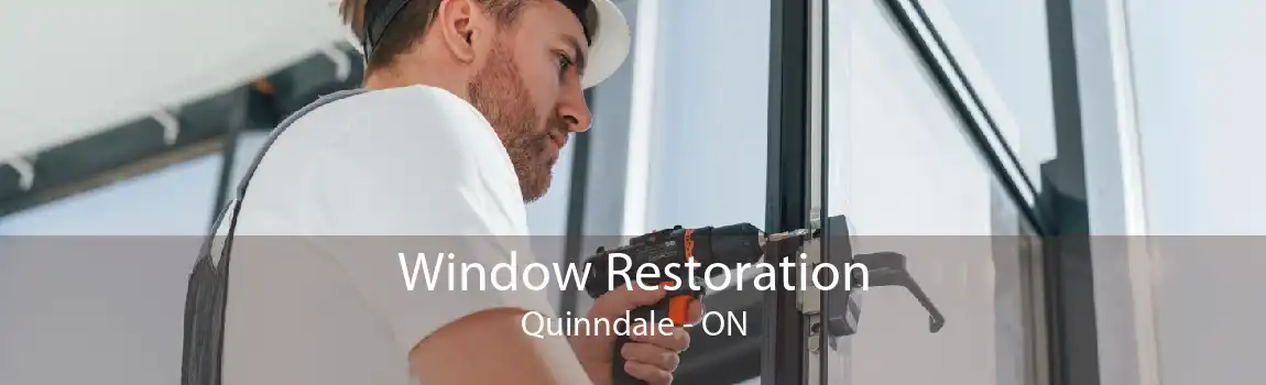 Window Restoration Quinndale - ON